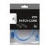 Gembird CAT5e F-UTP Patch Cable 1m Blue