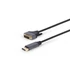 Kép 1/3 - Gembird CC-DPM-DVIM-4K-6 DisplayPort to DVI-D (Dual Link) (24+1) Premium Series adapter cable 1,8m Black