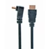 Gembird CC-HDMI490-10 HDMI High speed 90 degrees male to straight male connectors cable 19 pins gold-plated connectors 3