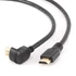 Kép 2/3 - Gembird CC-HDMI490-10 HDMI High speed 90 degrees male to straight male connectors cable 19 pins gold-plated connectors 3