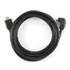 Gembird CC-HDMI490-10 HDMI High speed 90 degrees male to straight male connectors cable 19 pins gold-plated connectors 3