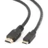Kép 1/3 - Gembird CC-HDMI4C-10 HDMI 19 pin A male to HDMI mini C male with Ethernet 3m Black