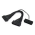 Kép 1/2 - Gembird CC-PSU24-01 Dual 24-pin internal PC power extension cable 0,3m Black