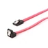 Kép 1/3 - Gembird CC-SATAM-DATA90-0.3M SATA3 30cm data cable with 90 degree bent connector bulk packing metal clips