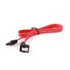 Kép 3/3 - Gembird CC-SATAM-DATA90-0.3M SATA3 30cm data cable with 90 degree bent connector bulk packing metal clips