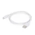 Kép 1/2 - Gembird CC-USB2-AMLM-2M-W USB Lightning charging combo cable 2m White