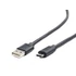 Kép 2/6 - Gembird CCP-USB2-AMCM-6 USB2.0 AM to Type-C cable 1,8m Black