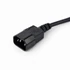 Kép 5/6 - Gembird Tápkábel elosztó - EG-PSU3-01 (Szünetmentes tápkábel elosztó, IEC-320-C14, fekete, 60cm)