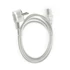Kép 2/2 - Gembird PC-186W-VDE Power cord (C13) VDE approved 1,8m White