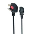 Kép 1/4 - Gembird PC-187 UK Power cord 1,8m Black