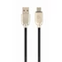 Kép 1/2 - Gembird CC-USB2R-AMmBM-2M microUSB Premium rubber charging and data cable 2m Black