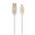 Gembird CC-USB2R-AMmBM-2M-W microUSB Premium rubber charging and data cable 2m White