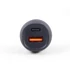 Kép 2/10 - Gembird TA-U2QC3-CAR-02 2port USB Car Fast Charger QC3.0 18W Black