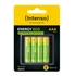 Kép 1/2 - Intenso 850mAh AAA Ni-MH akkumulátor 4db/csomag