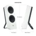 Kép 3/9 - Logitech Z207 5W Bluetooth fehér hangszóró