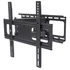 Kép 3/7 - Manhattan TV állvány - Fali, dönthető, forgatható, TV állvány Fekete (max.VESA:400x400)(32"-55"-ig)