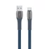 Kép 2/3 - USB kábel, USB - USB-C, 1,2 m, RIVACASE "PS6102", kék