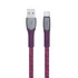 Kép 2/3 - Usb kábel, USB - USB-C, 1,2 m, RIVACASE "PS6102", piros