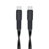 Kép 8/10 - USB kábel, USB-C - USB-C, 1,2 m, RIVACASE "PS6005", fekete