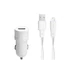 Kép 1/4 - RivaCase RivaPower VA4215 WD2 EN car charger (1xUSB/1A) with MFi Lightning cable White