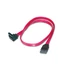 Assmann SATA connection cable 0,5m Red