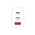 Hálózati töltő, 1xUSB-A, 2xUSB-C, PD, 65W, GaN, SKROSS