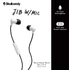 Kép 6/6 - Skullcandy S2DUYK-441 JIB fehér-fekete fülhallgató