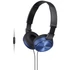 Kép 4/4 - Sony MDRZX310APL.CE7 mikrofonos kék fejhallgató