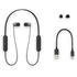 Sony WIC310B Bluetooth fekete fülhallgató