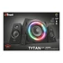 Kép 17/17 - Trust GXT 629 Tytan 2.1 Speaker RGB jack 120W fa gamer hangszóró