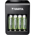 Elemtöltő, AA/AAA/9V, 4xAA 2100 mAh, LCD kijelző, VARTA 